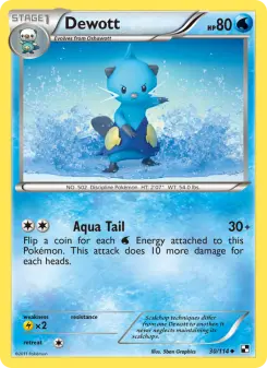 Pokémon-Karte Dewott 030/114