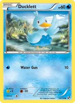 Pokémon-Karte Ducklett 036/114