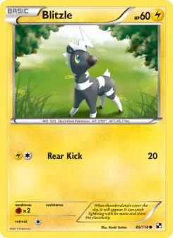 Pokémon-Karte Blitzle 040/114