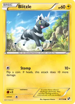 Pokémon-Karte Blitzle 041/114
