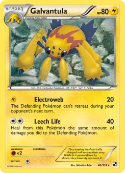 Pokémon-Karte Galvantula 046/114