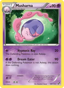 Pokémon-Karte Musharna 049/114