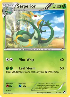 Pokémon-Karte Serperior 005/114