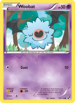 Pokémon-Karte Woobat 050/114