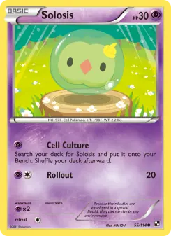 Pokémon-Karte Solosis 055/114