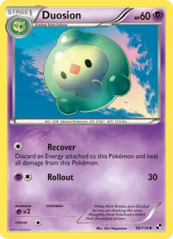 Pokémon-Karte Duosion 056/114