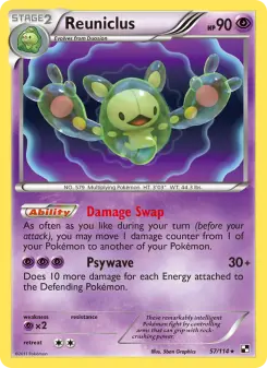 Pokémon-Karte Reuniclus 057/114