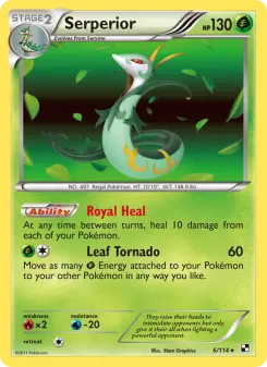 Pokémon-Karte Serperior 006/114