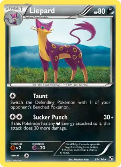 Pokémon-Karte Liepard 067/114