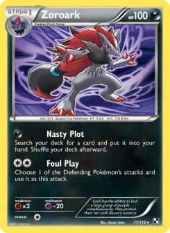 Pokémon-Karte Zoroark 071/114