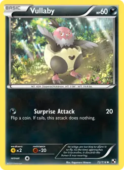 Pokémon-Karte Vullaby 072/114