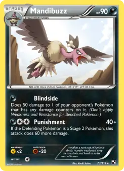 Pokémon-Karte Mandibuzz 073/114