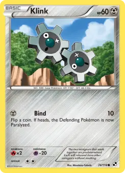 Pokémon-Karte Klink 074/114