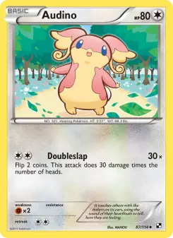 Pokémon-Karte Audino 087/114