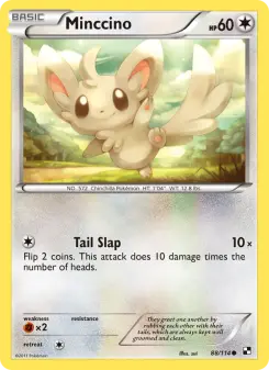 Pokémon-Karte Minccino 088/114
