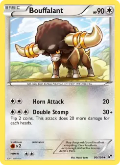 Pokémon-Karte Bouffalant 090/114