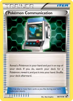 Pokémon-Karte Pokémon Communication 099/114