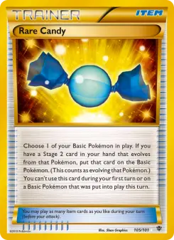 Pokémon-Karte Rare Candy 105/101