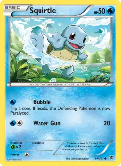 Pokémon-Karte Squirtle 014/101