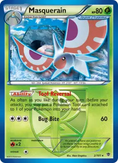 Pokémon-Karte Masquerain 002/101