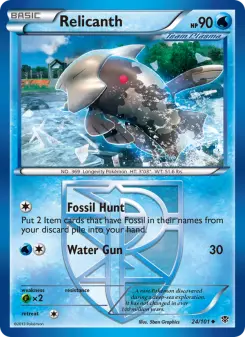 Pokémon-Karte Relicanth 024/101
