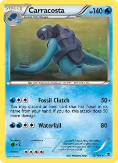 Pokémon-Karte Carracosta 028/101