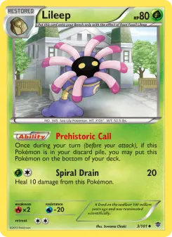 Pokémon-Karte Lileep 003/101