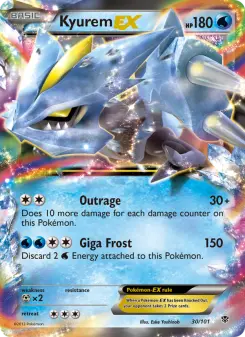Pokémon-Karte Kyurem-EX 030/101