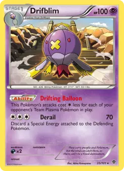 Pokémon-Karte Drifblim 035/101