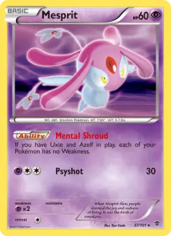 Pokémon-Karte Mesprit 037/101