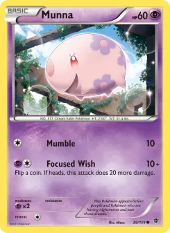 Pokémon-Karte Munna 039/101