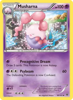 Pokémon-Karte Musharna 040/101
