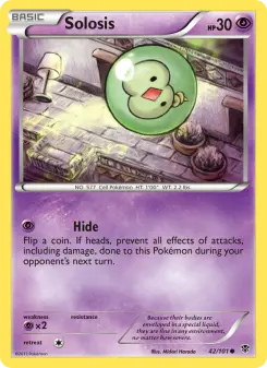 Pokémon-Karte Solosis 042/101