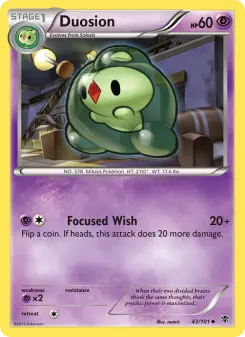 Pokémon-Karte Duosion 043/101