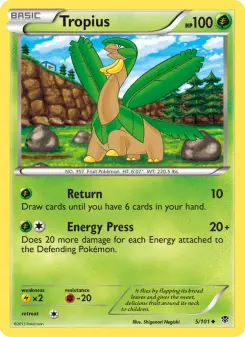 Pokémon-Karte Tropius 005/101