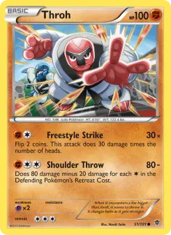 Pokémon-Karte Throh 051/101