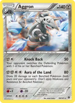 Pokémon-Karte Aggron 059/101