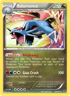 Pokémon-Karte Salamence 064/101