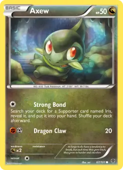 Pokémon-Karte Axew 067/101