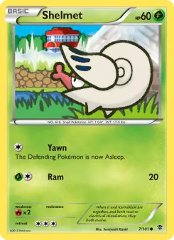 Pokémon-Karte Shelmet 007/101