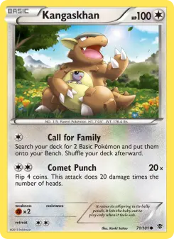 Pokémon-Karte Kangaskhan 071/101
