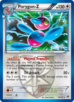 Pokémon-Karte Porygon-Z 074/101