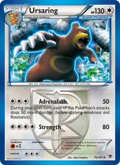 Pokémon-Karte Ursaring 076/101