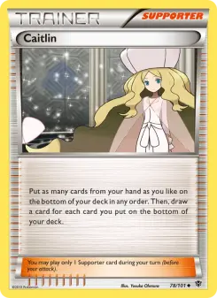 Pokémon-Karte Caitlin 078/101