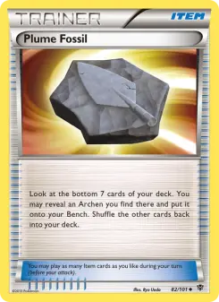 Pokémon-Karte Plume Fossil 082/101