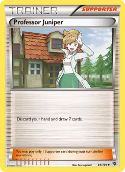 Pokémon-Karte Professor Juniper 084/101