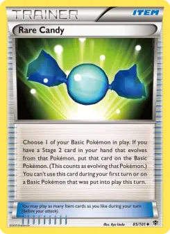 Pokémon-Karte Rare Candy 085/101