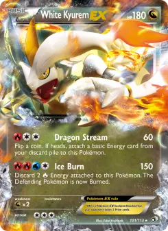 Pokémon-Karte White Kyurem-EX 101/113
