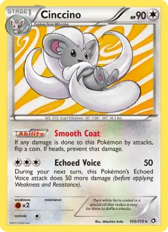 Pokémon-Karte Cinccino 105/113