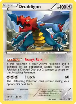 Pokémon-Karte Druddigon 106/113